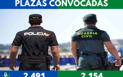 El Consejo de Ministros aprueba la convocatoria de 2.491 plazas para la Policía Nacional y 2.154 para la Guardia Civil