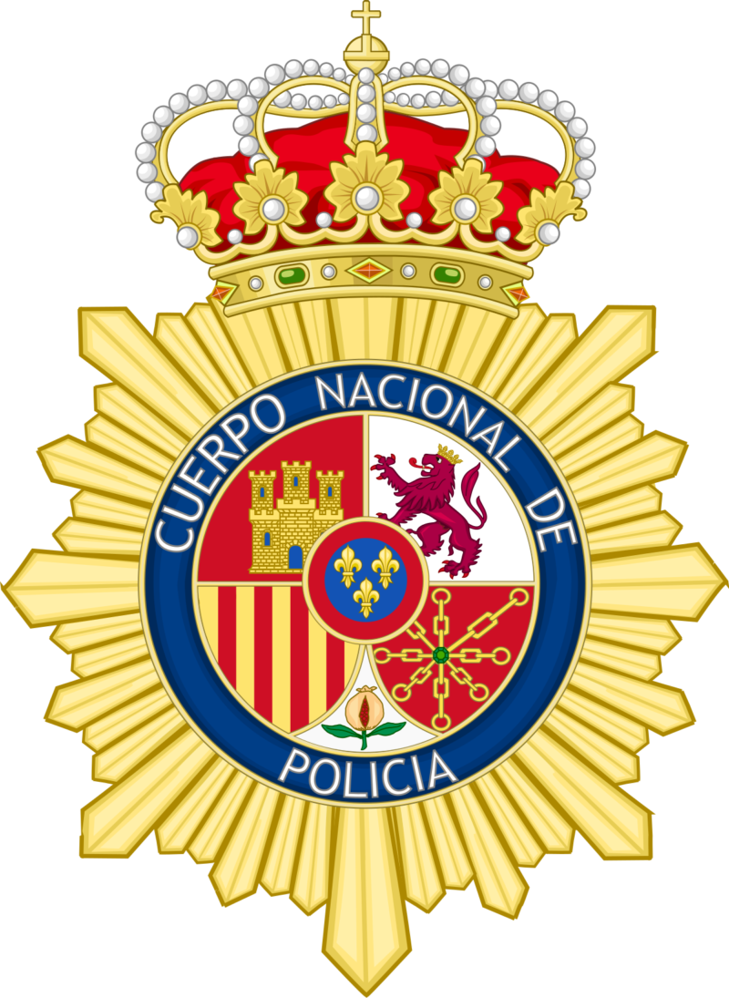 PLACA POLICÍA NACIONAL